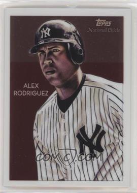 2010 Topps Chrome - National Chicle Chrome #CC21 - Alex Rodriguez by Dave Hobrecht /999