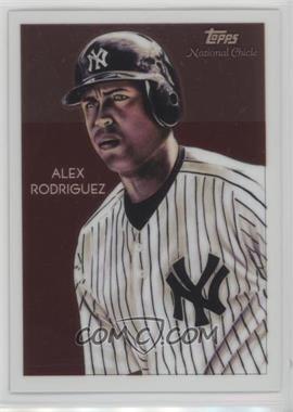 2010 Topps Chrome - National Chicle Chrome #CC21 - Alex Rodriguez by Dave Hobrecht /999