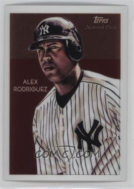 2010 Topps Chrome - National Chicle Chrome #CC21 - Alex Rodriguez by Dave Hobrecht /999