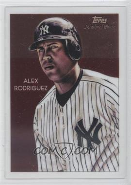 2010 Topps Chrome - National Chicle Chrome #CC21 - Alex Rodriguez by Dave Hobrecht /999