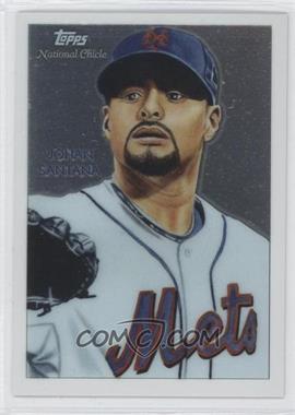 2010 Topps Chrome - National Chicle Chrome #CC22 - Johan Santana by Brett Farr /999