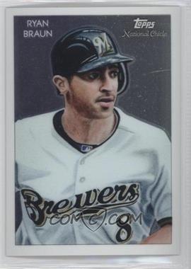 2010 Topps Chrome - National Chicle Chrome #CC30 - Ryan Braun by Brett Farr /999