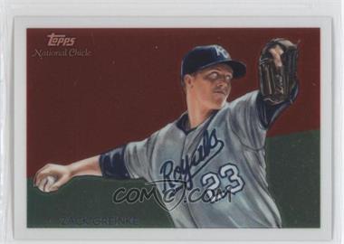 2010 Topps Chrome - National Chicle Chrome #CC38 - Zack Greinke by Don Higgins /999