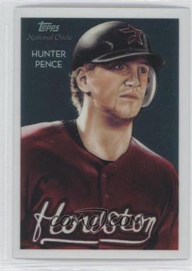 2010 Topps Chrome - National Chicle Chrome #CC9 - Hunter Pence by Dave Hobrecht /999