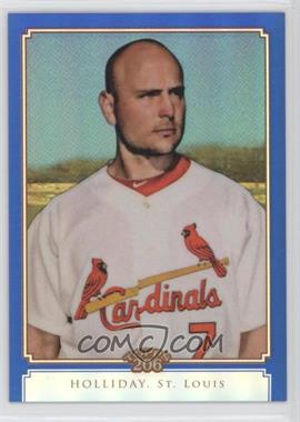 2010 Topps Chrome - Topps 206 Chrome - Blue Refractor #TC1 - Matt Holliday /199