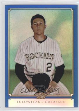 2010 Topps Chrome - Topps 206 Chrome - Blue Refractor #TC22 - Troy Tulowitzki /199