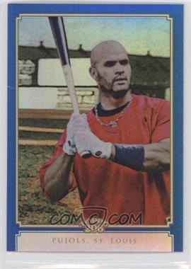 2010 Topps Chrome - Topps 206 Chrome - Blue Refractor #TC42 - Albert Pujols /199