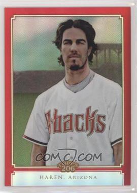 2010 Topps Chrome - Topps 206 Chrome - Red Refractor #TC33 - Dan Haren /25