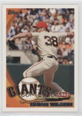 2010 Topps Emerald Nuts San Francisco Giants - [Base] #12 - Brian Wilson