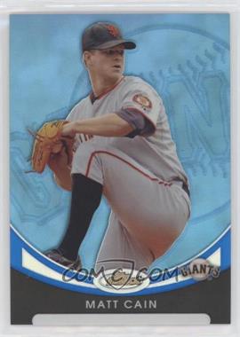 2010 Topps Finest - [Base] - Blue Refractor #102 - Matt Cain /299