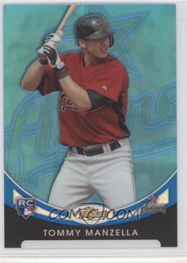 2010 Topps Finest - [Base] - Blue Refractor #129 - Tommy Manzella /299