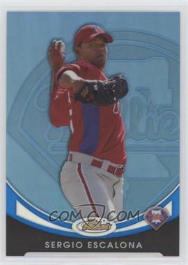 2010 Topps Finest - [Base] - Blue Refractor #130 - Sergio Escalona /299