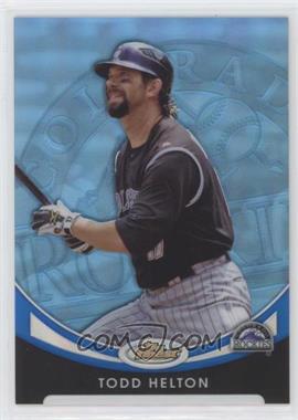 2010 Topps Finest - [Base] - Blue Refractor #48 - Todd Helton /299 [Good to VG‑EX]