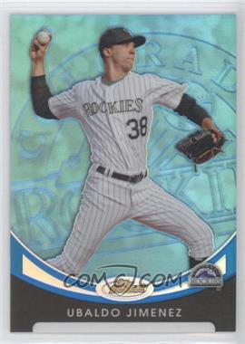 2010 Topps Finest - [Base] - Blue Refractor #96 - Ubaldo Jimenez /299