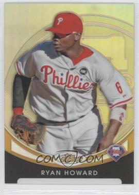 2010 Topps Finest - [Base] - Gold Refractor #18 - Ryan Howard /50