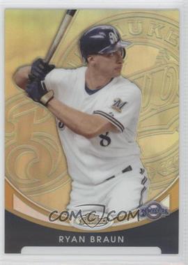 2010 Topps Finest - [Base] - Gold Refractor #4 - Ryan Braun /50