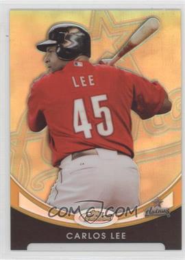 2010 Topps Finest - [Base] - Gold Refractor #55 - Carlos Lee /50