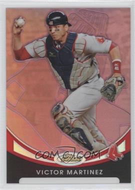2010 Topps Finest - [Base] - Red Refractor #51 - Victor Martinez /25