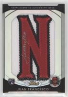 Juan Francisco (Letter N) #/75