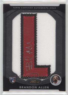 2010 Topps Finest - [Base] #151.L - Brandon Allen (Letter L) /284