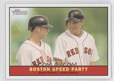 2010 Topps Heritage - [Base] #173 - Dustin Pedroia, Jacoby Ellsbury