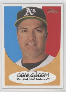 2010 Topps Heritage - [Base] #224 - Bob Geren