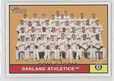 2010 Topps Heritage - [Base] #297 - Oakland Athletics Team