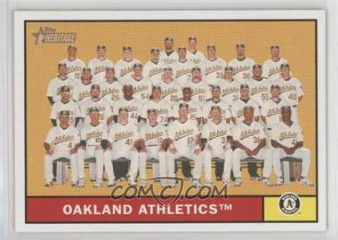 2010 Topps Heritage - [Base] #297 - Oakland Athletics Team