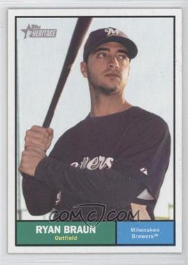 2010 Topps Heritage - [Base] #393.1 - Ryan Braun