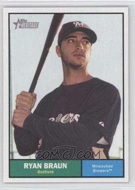 2010 Topps Heritage - [Base] #393.1 - Ryan Braun