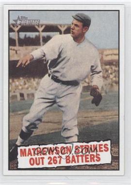 2010 Topps Heritage - [Base] #408 - Christy Mathewson