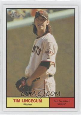 2010 Topps Heritage - [Base] #429.1 - Tim Lincecum