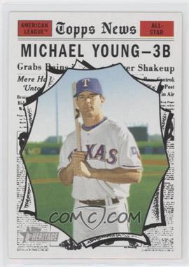 2010 Topps Heritage - [Base] #467 - Michael Young