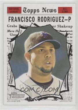 2010 Topps Heritage - [Base] #500 - Francisco Rodriguez [Noted]