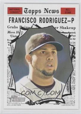 2010 Topps Heritage - [Base] #500 - Francisco Rodriguez