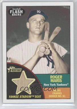 2010 Topps Heritage - Baseball Flashbacks Stadium Relics #FSR-RM - Roger Maris