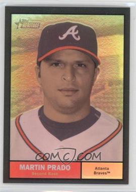 2010 Topps Heritage - Chrome - Black Refractor #C109 - Martin Prado /61