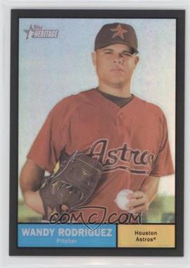 2010 Topps Heritage - Chrome - Black Refractor #C137 - Wandy Rodriguez /61