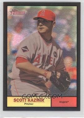 2010 Topps Heritage - Chrome - Black Refractor #C143 - Scott Kazmir /61