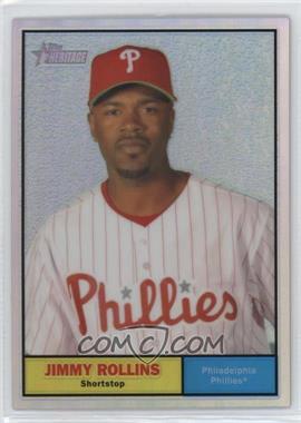 2010 Topps Heritage - Chrome - Refractor #C30 - Jimmy Rollins /561