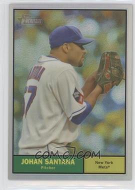 2010 Topps Heritage - Chrome - Refractor #C63 - Johan Santana /561