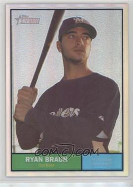 2010 Topps Heritage - Chrome - Refractor #C92 - Ryan Braun /561