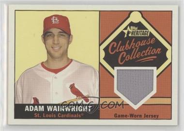 2010 Topps Heritage - Clubhouse Collection Relic #CCR-AW - Adam Wainwright