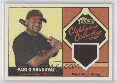 2010 Topps Heritage - Clubhouse Collection Relic #CCR-PS - Pablo Sandoval
