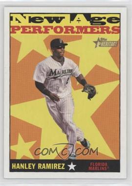 2010 Topps Heritage - New Age Performers #NAP 5 - Hanley Ramirez