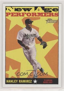 2010 Topps Heritage - New Age Performers #NAP 5 - Hanley Ramirez