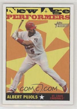 2010 Topps Heritage - New Age Performers #NAP 9 - Albert Pujols