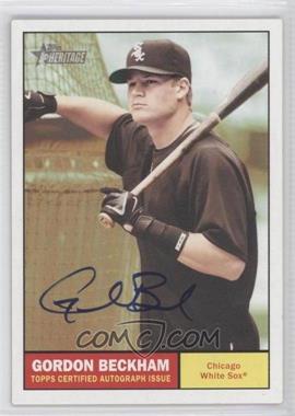 2010 Topps Heritage - Real One Autographs #ROA GB - Gordon Beckham