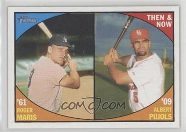 2010 Topps Heritage - Then and Now #TN 1 - Roger Maris, Albert Pujols