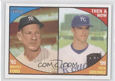 2010 Topps Heritage - Then and Now #TN 6 - Whitey Ford, Zack Greinke